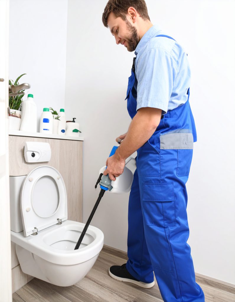 Plumber déboucheur wc