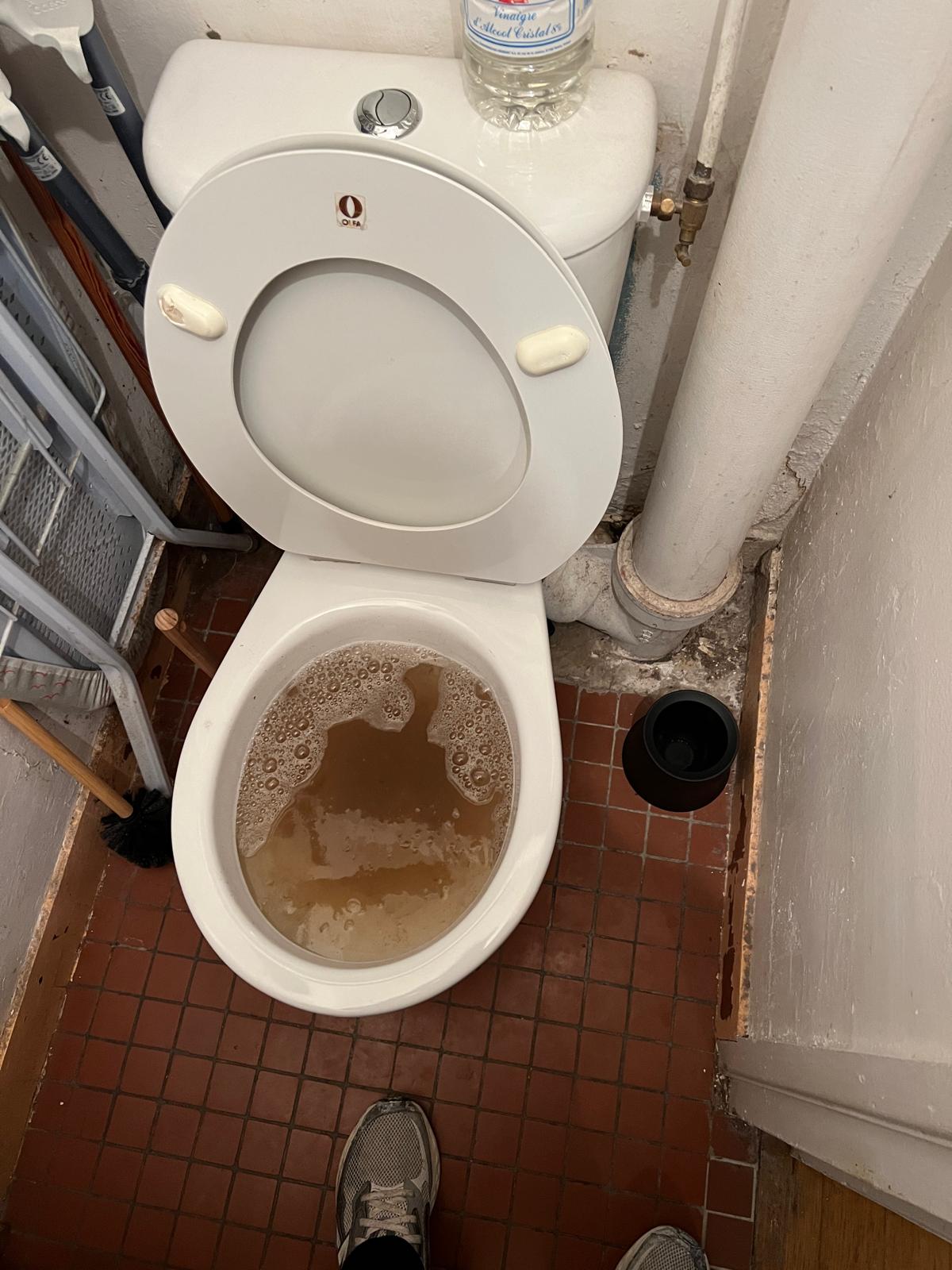 Canalisation avant debouchage par Plumber Deboucheur