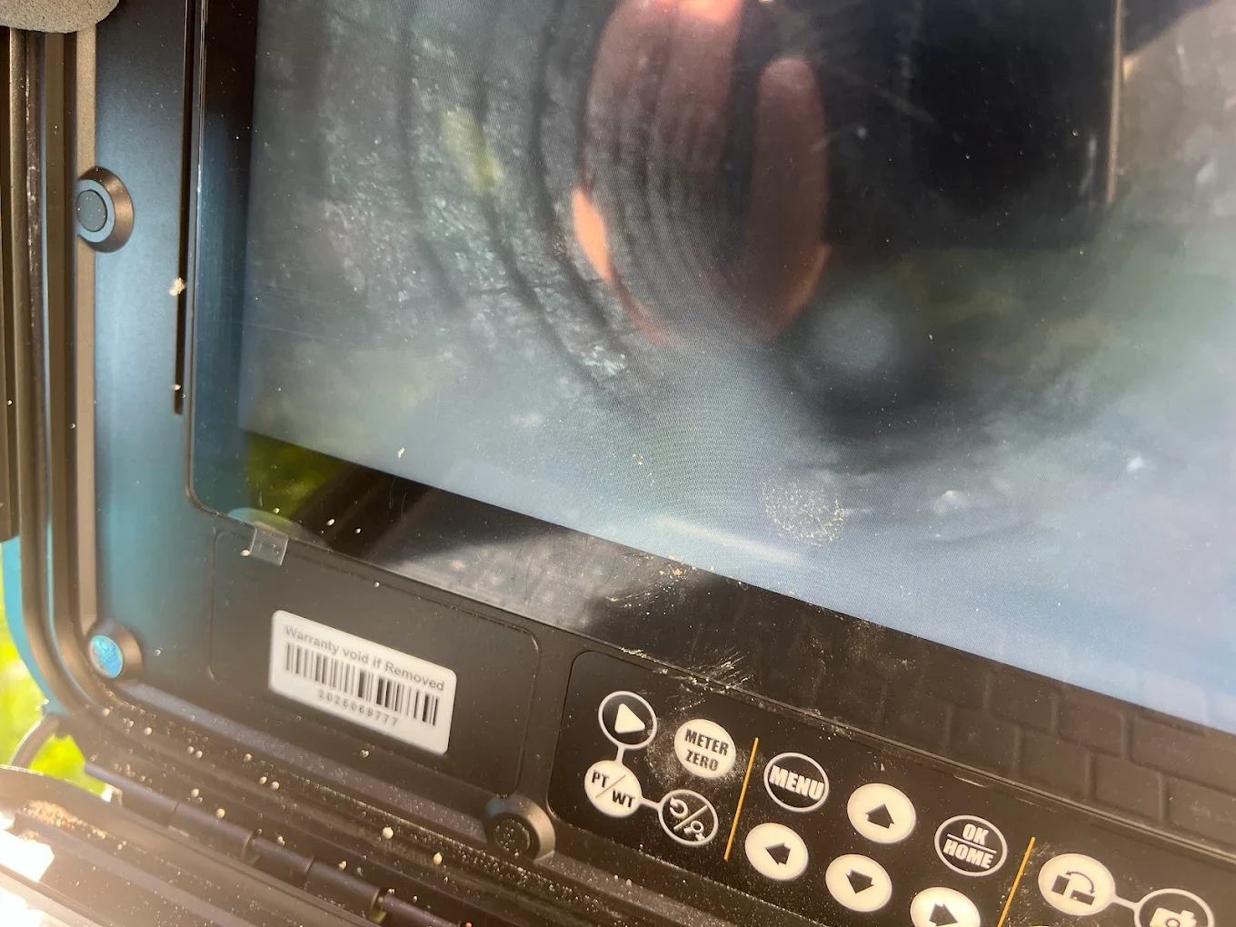 Inspection par caméra endoscopique d'une canalisation